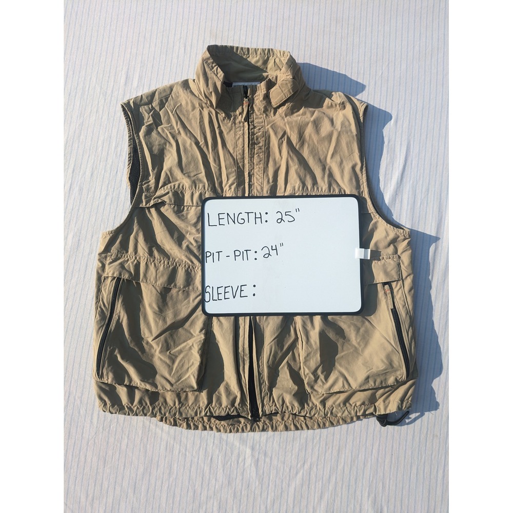 Mens Utility Vest‎ Full Zip Multi Pocket Outdoor Casual Sleeveless Jacket